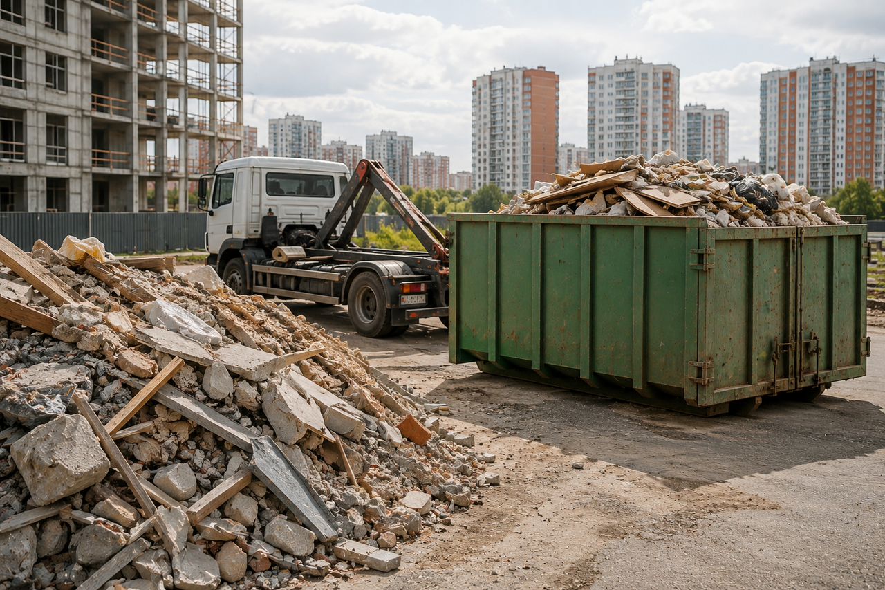 вывоз мусора московский район